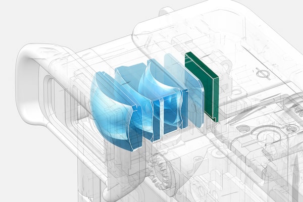 Illustration de l’intérieur du viseur