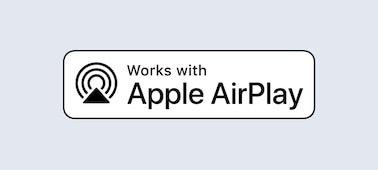 Logo for works with Apple AirPlay