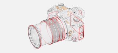 Image de RX10 IV avec vitesse AF de 0,03 s /Zoom optique 25x