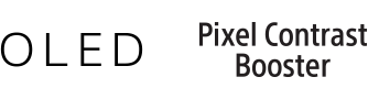 OLED and Pixel Contrast Booster logos