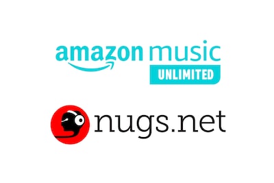 Logo d’Amazon Music Unlimited, nugs.net et 360 Reality Audio Live