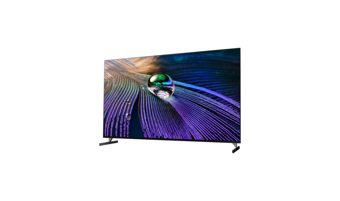 A90J BRAVIA XR TV angled shot