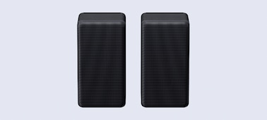 Front image of SA-RS3S rear speakers side-by-side